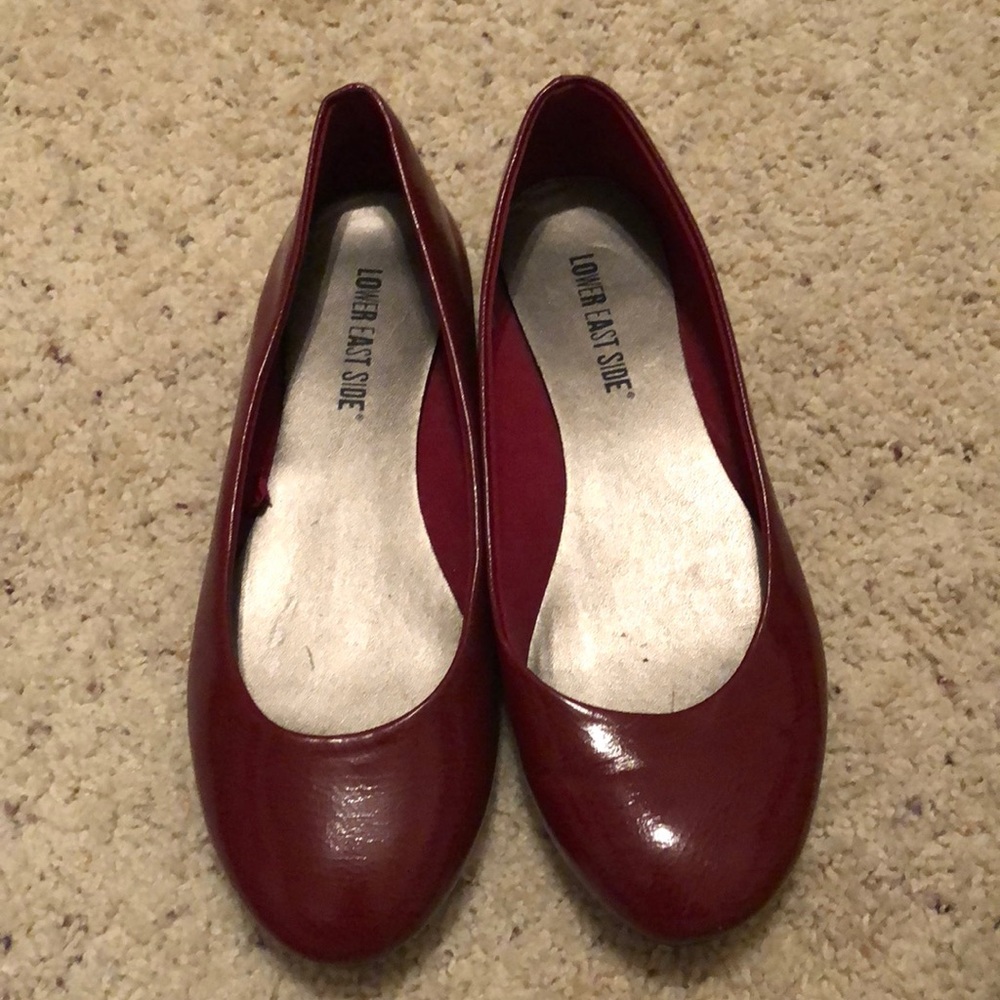 Red Size 6 ballet flats